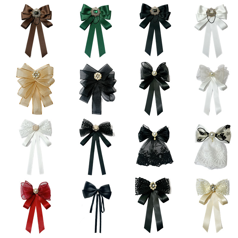 Women Accessories Bouquet - Koreański kokardki krawat broszka przypinki dla
