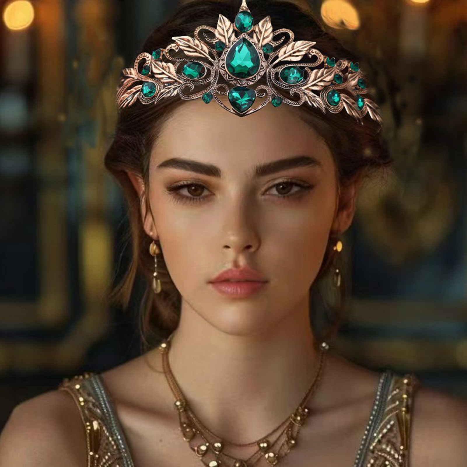 Women Accessories For Wedding - Okrągła ozdoba do włosów w stylu